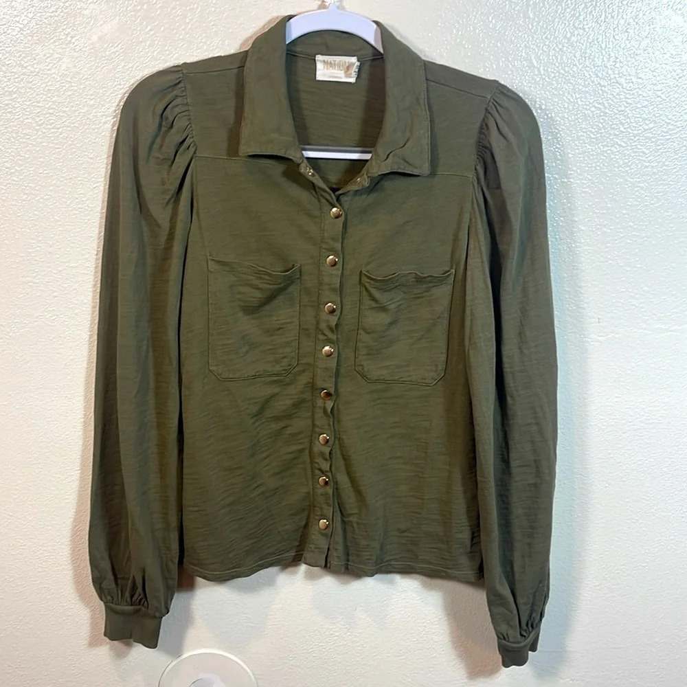 NATION LTD DESTA TOP in LAGOON size small - Picture 2 of 9